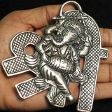 1 Pc German Silver Lord Ganesha Pendant Silver