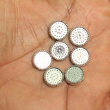 20 Pcs, 12mm German Silver Spacer Beads