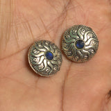 5 Pcs, 21x12mm German Silver Designer Stone Beads