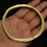 40 Mtrs 26 Gauge Golden Plated Brass Craft Wire