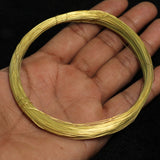 75 Mtrs 30 Gauge Golden Plated Brass Craft Wire