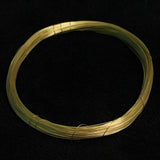60 Mtrs 28 Gauge Golden Plated Brass Craft Wire
