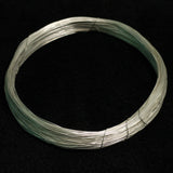 40 Mtrs 26 Gauge  Silver Plated Brass Craft Wire