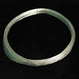 25 Mtrs 24 Gauge Silver Plated Brass Craft Wire