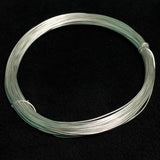 10 Mtrs 20 Gauge Silver Plated Brass Craft Wire