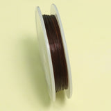 10 Mtr Elastic Cord Spool For Making Bracelet Brown