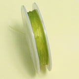 10 Mtr Elastic Cord Spool For Making Bracelet Parrot Green