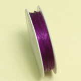 10 Mtr Elastic Cord Spool For Making Bracelet Purple