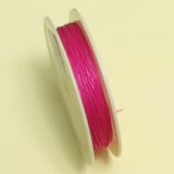 10 Mtr Elastic Cord Spool For Making Bracelet Magenta