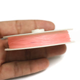 10 Mtr Elastic Cord Spool For Making Bracelet Pink