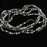 5 Strings 6mm Double Tone Faceted Crystal  Bicone Beads