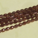 1 String 9x7mm Natural Gemstone Oval Micro Faceted Monalisa Beads