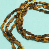 1 String 9x6mm Semiprecious Howlite Flat Drop Beads