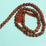 1 String 5mm Semiprecious Howlite Round Beads