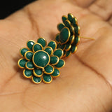 4 Pcs 20X20mm Double Layer PACCHI EARRING