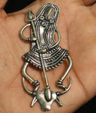 German Silver Lord Shiva Pendant, Pack Of 2 Pcs, Size: 3 Inchs