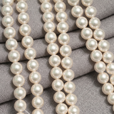 4 Pcs,White Swarovski Pearls Beads