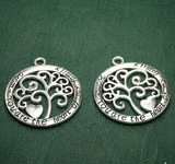 1 Pc, 1.5 Inches German Silver Pendants