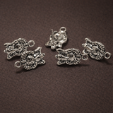 4 Pcs German Silver Earring Components 20x11 mm