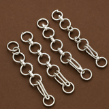 25 Pcs, 1.5 Inch 4 Kadi Extender Chain With Hooks