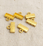 20 Pcs 15mm German Silver 3 Holes Strings Connectors