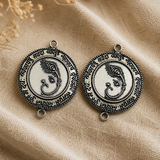 German Silver Connectors 37x29 mm