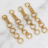 25 Pcs, 1.5 Inch 4 Kadi Extender Chain With Hooks