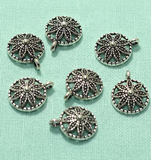 German Silver Charms  12mm