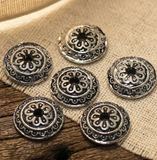 German Silver Beads Caps 13mm