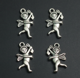 22mm German Silver Angel Charms