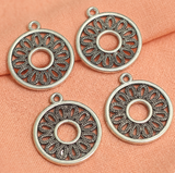 21mm German Silver Charms