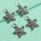 12mm Star Fish German Silver Charms