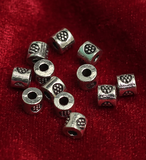3mm German Silver Beads