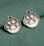 10 Pcs German Silver Charms 15mm
