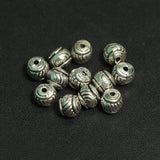 50 Pcs 5x6mm German Silver Beads