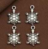 10X18mm German Silver Tortoise Charms