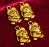 15X10mm  German Silver Mickey Mouse Charms