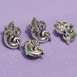 15x9mm German Silver Ganesha Space Beads