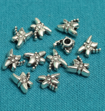 6x8mm German Silver Beads