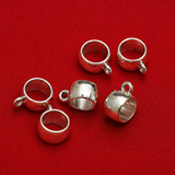 14x7mm German Silver Pinch Bails