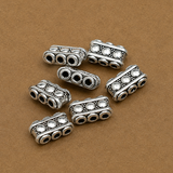 7x13mm German Silver Three Strings Spacer