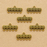 11x24mm German Silver Five Strings Connectors