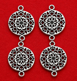 14x20mm German Silver Connectors