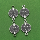 18x28mm German Silver Connectors