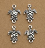 12x23mm German Silver Turtle Connectors