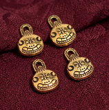 13x8mm, Evil Face German silver Charm