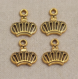 15x13mm, Crown Shape German Silver Charm