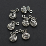 10 Pcs 15x10mm German Silver Money Bag Charms
