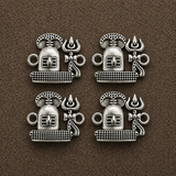 10 Pcs 20x17mm German Silver Shivling Connectors