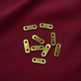 20 Pcs 11x4mm 2 Holes Metal Spacer Beads